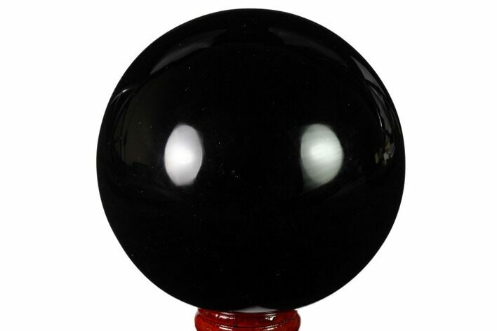 Polished Obsidian Sphere - Mexico #163279